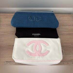 CHANEL Dior Cosmetic Pouch Set Lot sale